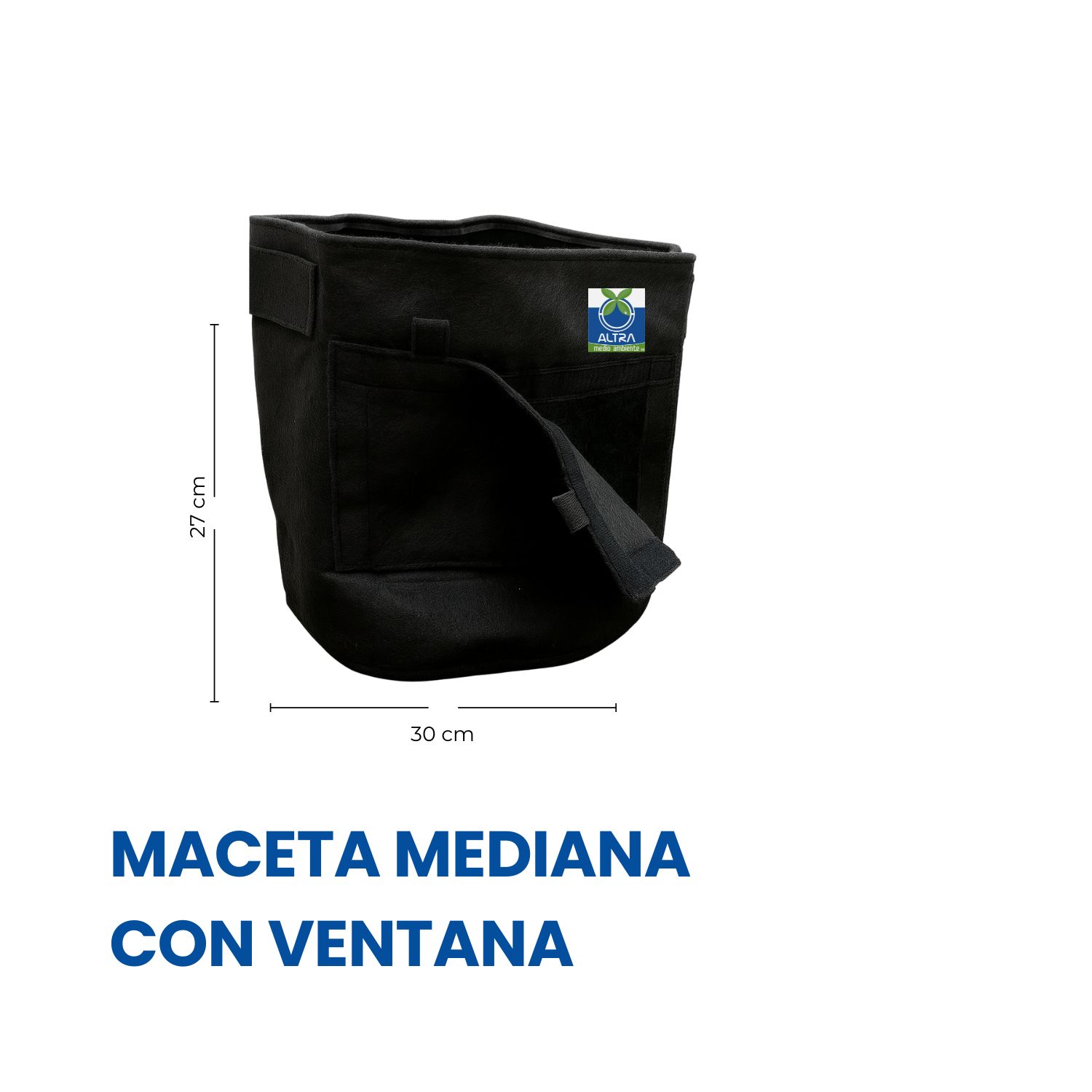 Maceta Mediana con Ventana